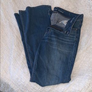 American Eagle Hi-Rise Artist Flare jeans